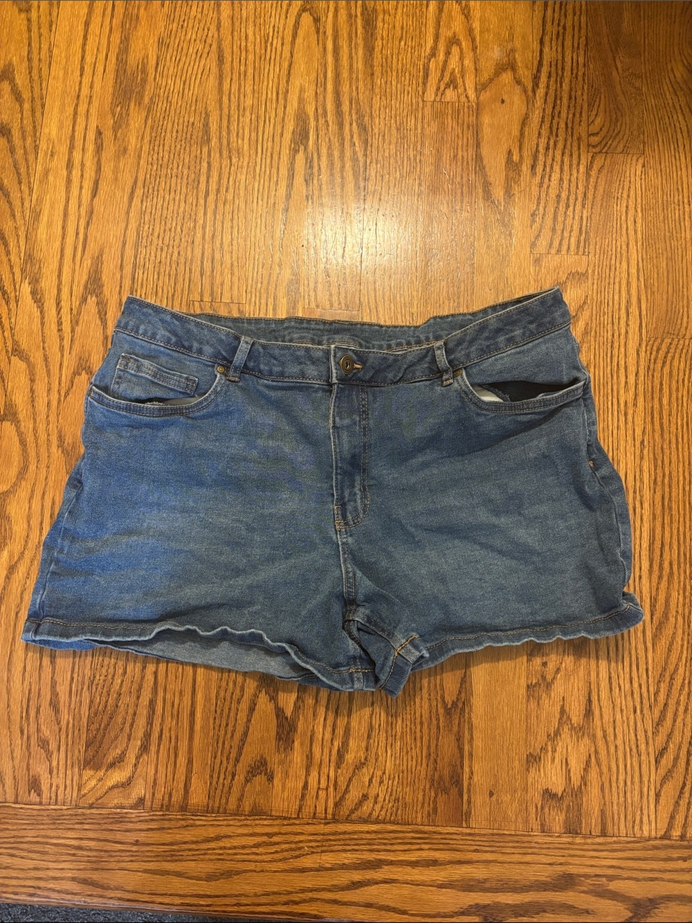 Serra Classic Blue Denim Jean Shorts